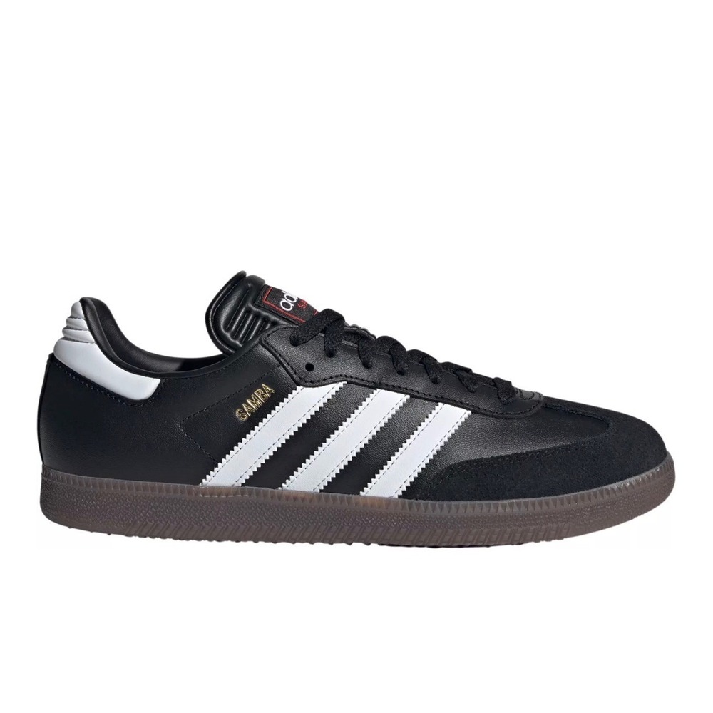 Adidas Samba Black White Gum 5 Leather Classic Sneaker Streetwear Y2K Clean Girl